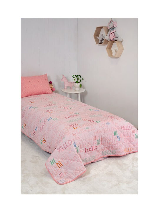 Naf Naf Set Kids Quilt Single with Pillowcase Pink 160x240cm 520801367139