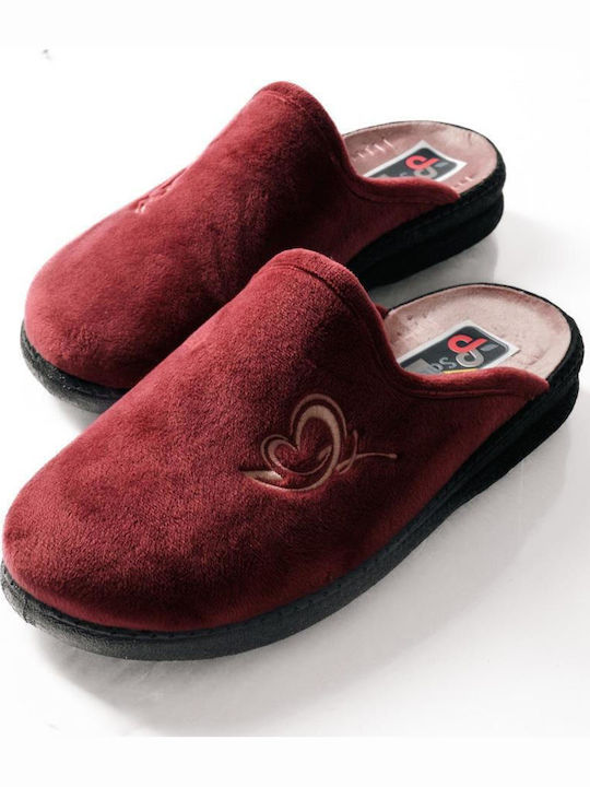 Sabino Anatomical Women's Slippers Burgundy