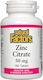 Natural Factors Zinc Citrate 50mg 180 Registerkarten Natural