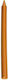Jovi Plasticolor Wax Crayons 006446 1-28 25 Pieces Rounded Orange