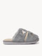 Gray Fur Slippers Decorative Elements