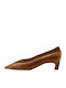 Pumps mit hohem Absatz Tabac Braun
