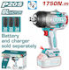 Total Brushless Impact Wrench Battery 20V Solo ...