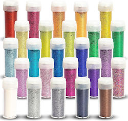 Set 25 Recipiente Glitter Tritart Sclipici Fin Recipient 10 G Potrivit Pentru Artă Unghii Machiaj Multicolor Set 25 Recipiente Glitter Tritart Sclipici Fin Recipient 10 G Potrivit Pentru Artă Unghii Machiaj Multicolor