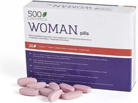 500Cosmetics Woman Pills Ειδικό Συμπλήρωμα Διατροφής 30 φυτικές κάψουλες