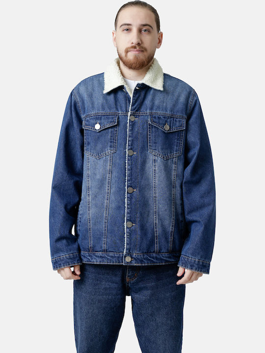 Paco & Co Denim Winter Jacket Blue