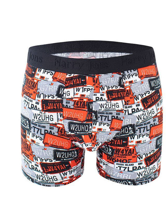 Herren Boxershorts Dark Grey mit Mustern 1Packung
