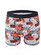Herren Boxershorts Dark Grey mit Mustern 1Packung