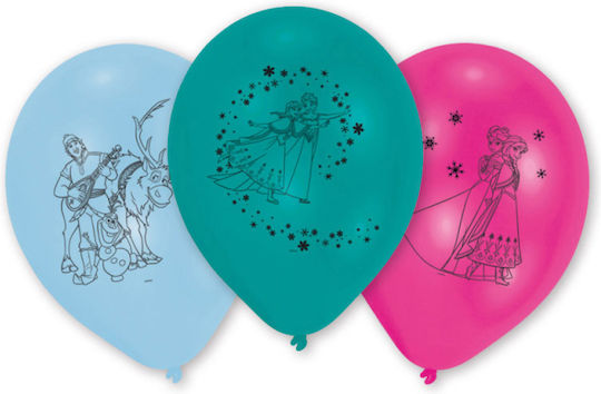 Frozen Latex Balloons 25.4 Cm 10 Pieces