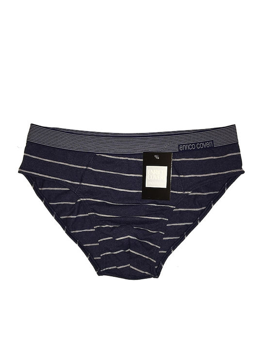 Enrico Coveri Men's Brief Blue
