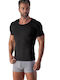Men's Undershirts Short-sleeved μαύρα 2Pack