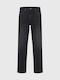 Men's Jeans Pants with Loose Tapered Fit Black