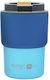 Asobu Glass Thermos 355ml Pastel Blue