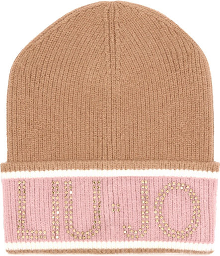 Beanie Frauen Beanie Gestrickt in Braun Farbe