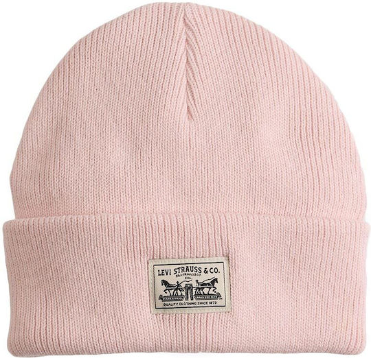 Beanie Frauen Beanie Gestrickt in Rosa Farbe