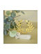 LiebeQueen Handmade Tabletop Lucky Charm Olive Branch Green made of Stone 1pcs