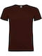 Roly Ανδρικό Διαφημιστικό T-shirt Κοντομάνικο Chocolate