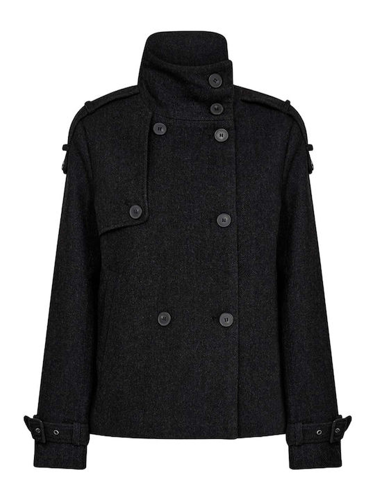 Soya Concept Black Kurzmantel
