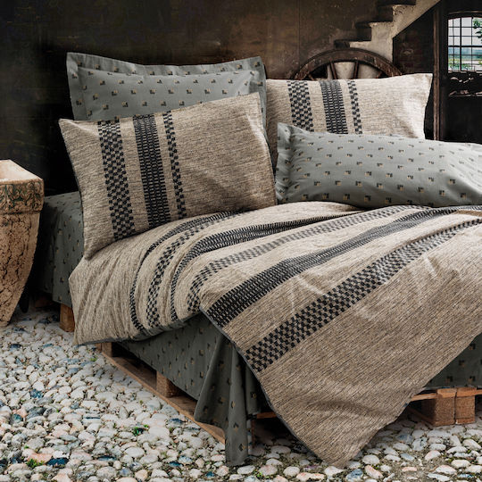 Cotton Box Подредба Единичен 160x220 Arlo Brown - Grey