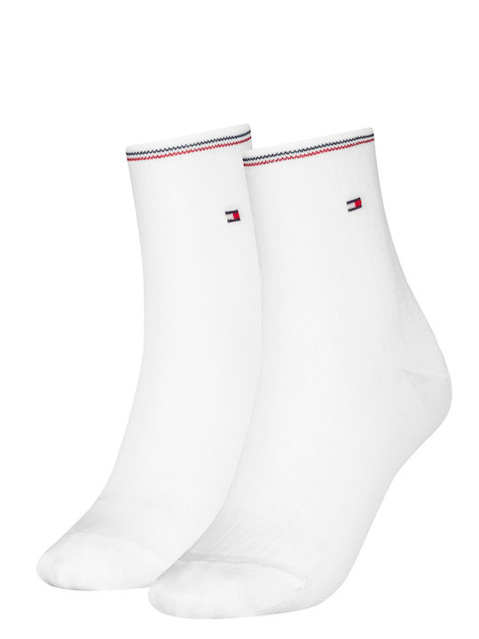 Tommy Hilfiger Women's Socks White 2Pack