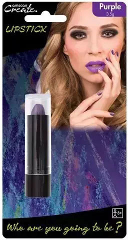 Ruj Amscan Create 691295 1-28 Machiaj de carnaval Violet 3.5g Peste 8 Ani