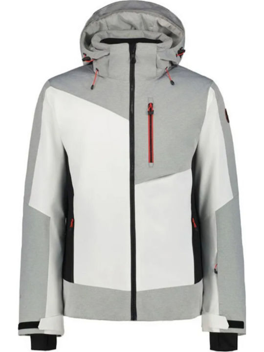 Icepeak 656121839-980 Masculin Jachetă pentru Schi & Snowboard Alb