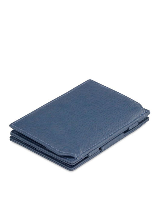 Essenziale Leather Men's Wallet Coins with RFID Blue