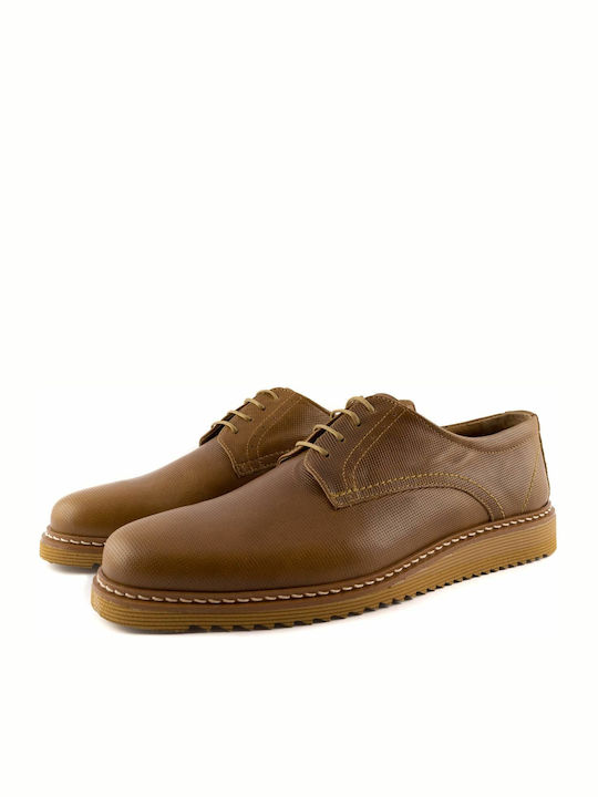 Men's Leather Oxfords Tabac Brown