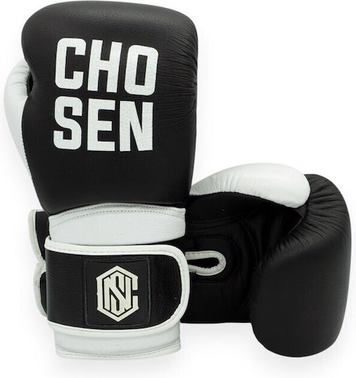 Chosen Boxing Gloves Leather for Competition Black