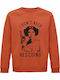 Unisex Organic Cotton Sweatshirt Princess Leia Star Wars Vinyl Stamp Sweet Orange