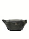 Leather Waist Bag Black