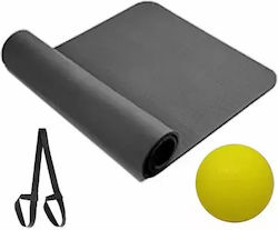 JUP Trainingsmatte Pilates Grau 180x63cm