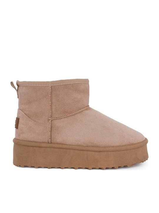 Etika Shoes Дамски Ботуши Таупе