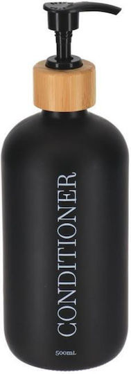 Atmosphera Dispenser Γυάλινο Μαύρο 500ml