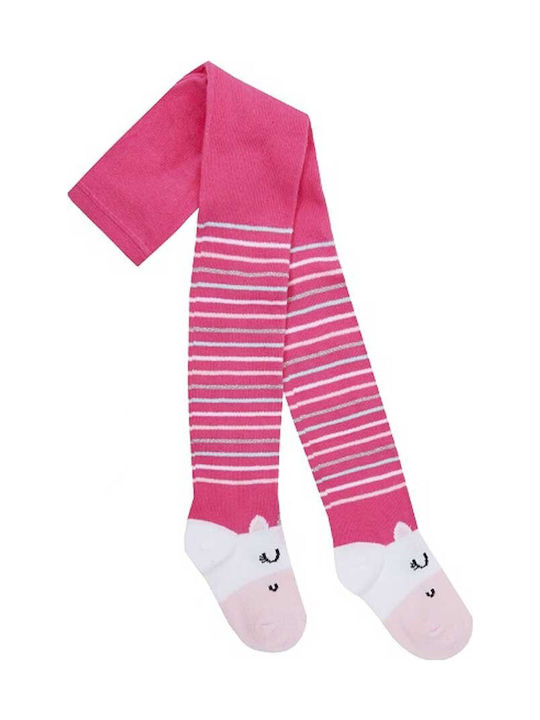 Tick Tock Kinderstrumpfhose Pink