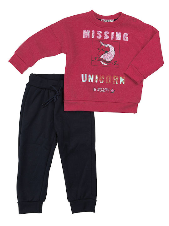 Crash Baggage Kinder Sweatpants Set - Jogginganzug Blau
