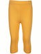 Kinder Leggings Capri Mustard