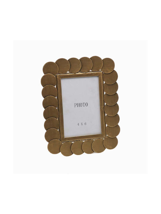 Inthebox Coin Κορνιζα 17.5x1.5x22.5 Μεταλλο Χρυσο Μεταλλικο Γυαλι 033313