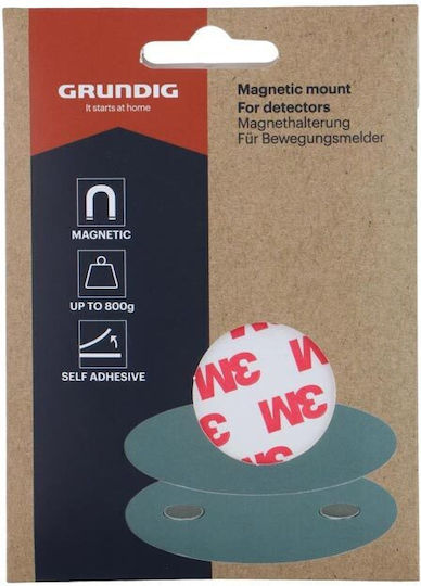 Grundig Magnetic Mounting Bracket for Security Detectors of Various Types 7x7x3 Cm 26098 Grundig