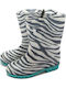 Kids Wellies Zebra White
