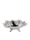 Metallic Carved Silver Bowl 24x24x7.5cm Galifas 956262 Galifas