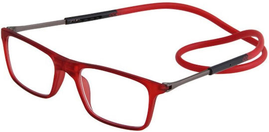 Lesebrille +3.50 mit Magnet in Rot Farbe a4b86aca9f5c