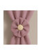 Curtain Tie-Back Flower Jsmb Pink