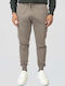 Cargo Sweatpants with Elastic Smoke