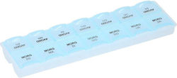 Wöchentliches Pillenorganisator Aria Trade Mit Separatem Fach Für Morgen Abend 21,5x6,5x2,5cm