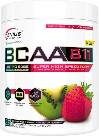 Genius Nutrition Bcaa 8:1:1 400гр Strawberry and Kiwi