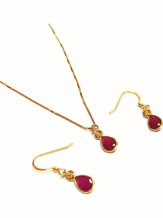 Amalfi Accessories Комплект Бижута от Златно Сребро Amalfi Accessories Комплект Бижута от Златно Сребро