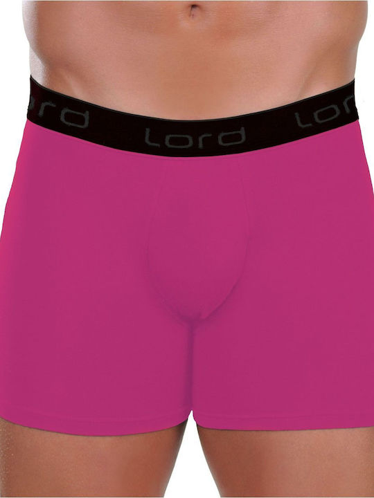 Men's Boxer Black, Fuchsia