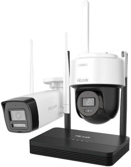 Hikvision Σύστημα Παρακολούθησης 2 Ασύρματων Καμερών IP 3MP με Καταγραφικό