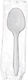 Лъжица за еднократна употреба Пластмаса 100бр